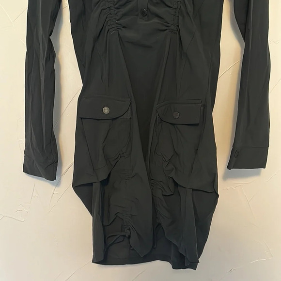 McPlanet Ruched Asphalt Gray Tunic US 4 - Picture 3 of 7